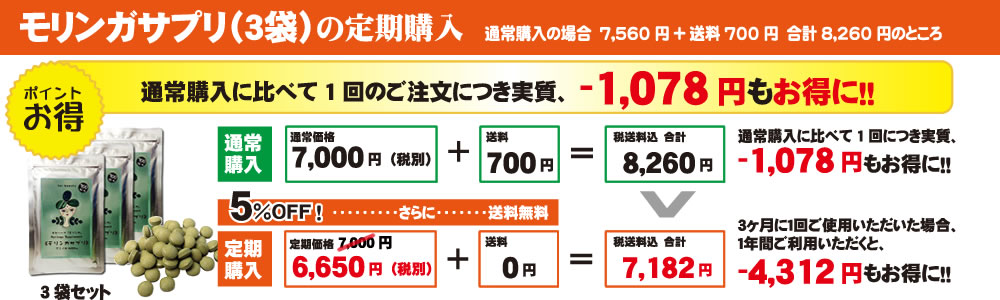 モリンガ・サプリメントの定期購入