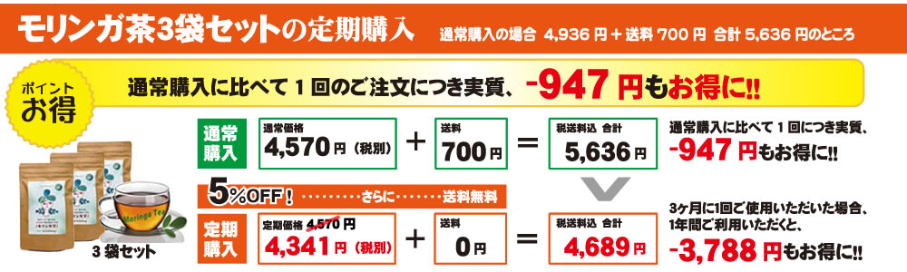 モリンガ・茶の定期購入